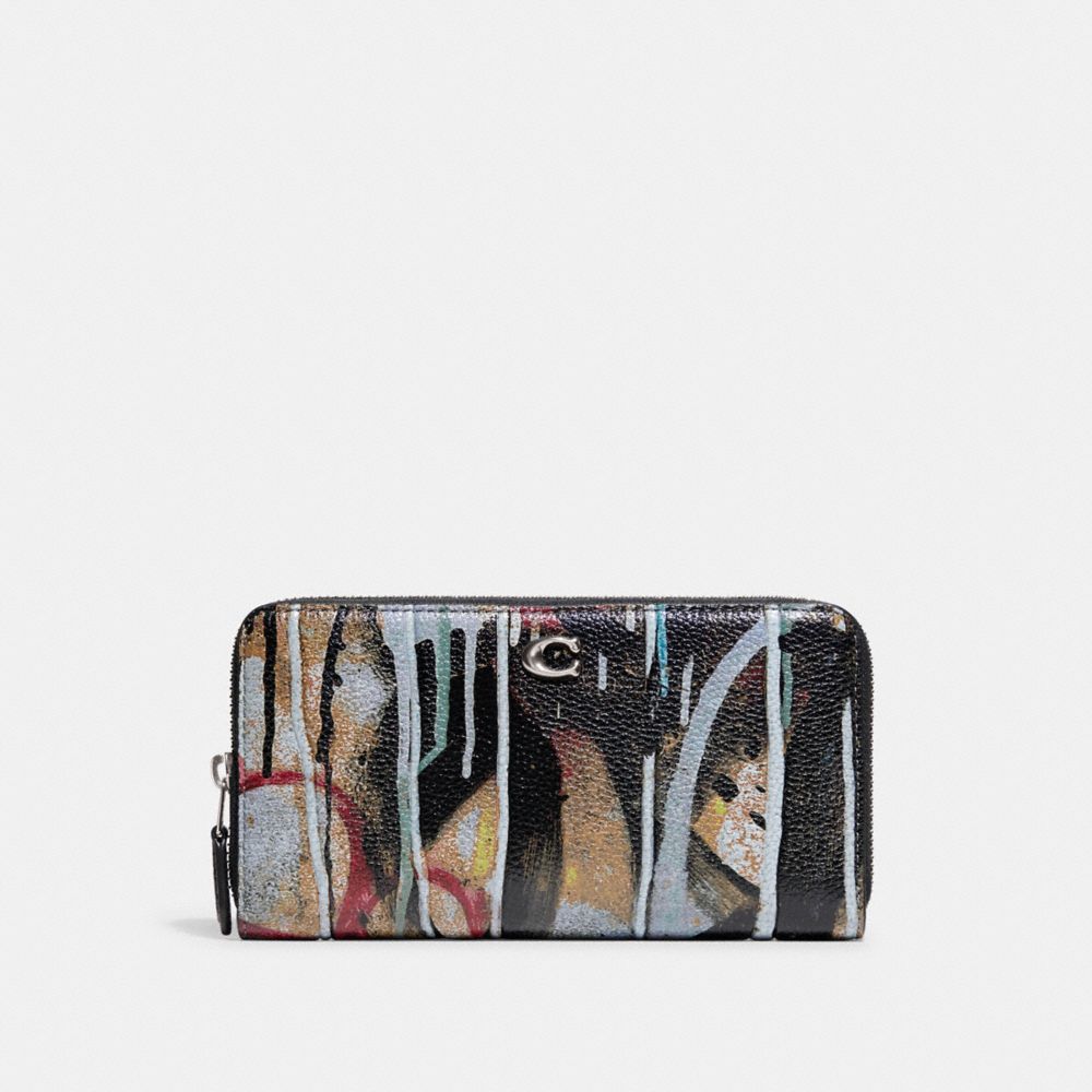 Coach animal print discount wallet