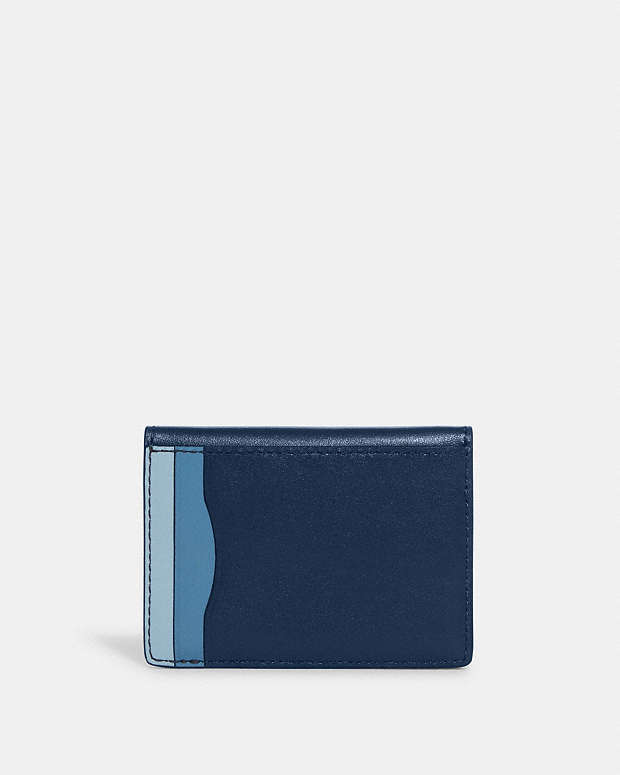 Magnetic Card Case In Colorblock