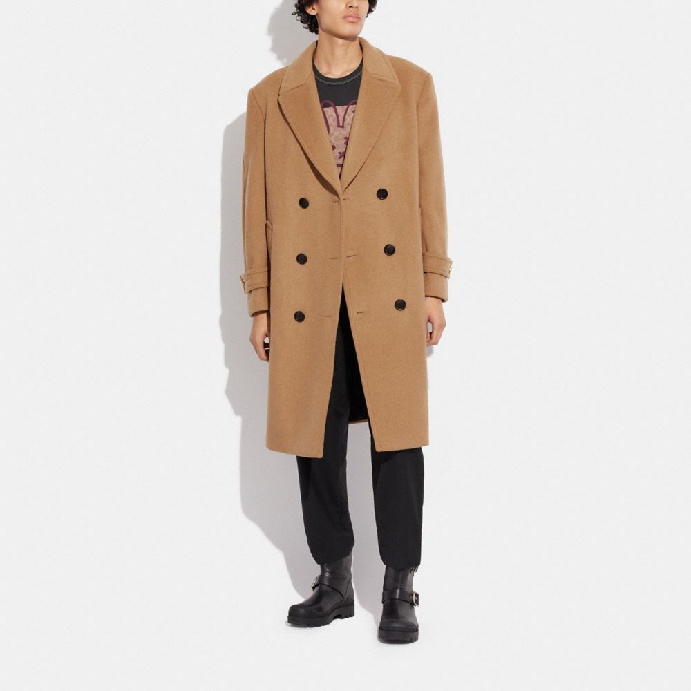 Tailored wool cheap coat coach