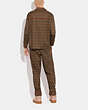 COACH®,PAJAMA BOTTOMS,cotton,Brown Red,Scale View