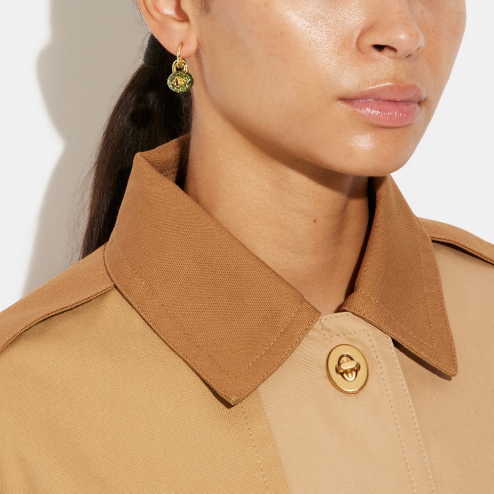 Signature Turnlock Huggie Earrings