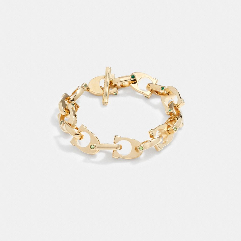 COACH® | Chunky Signature Chain Link Bracelet