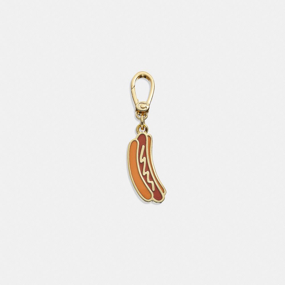 Enamel Hot Dog Charm