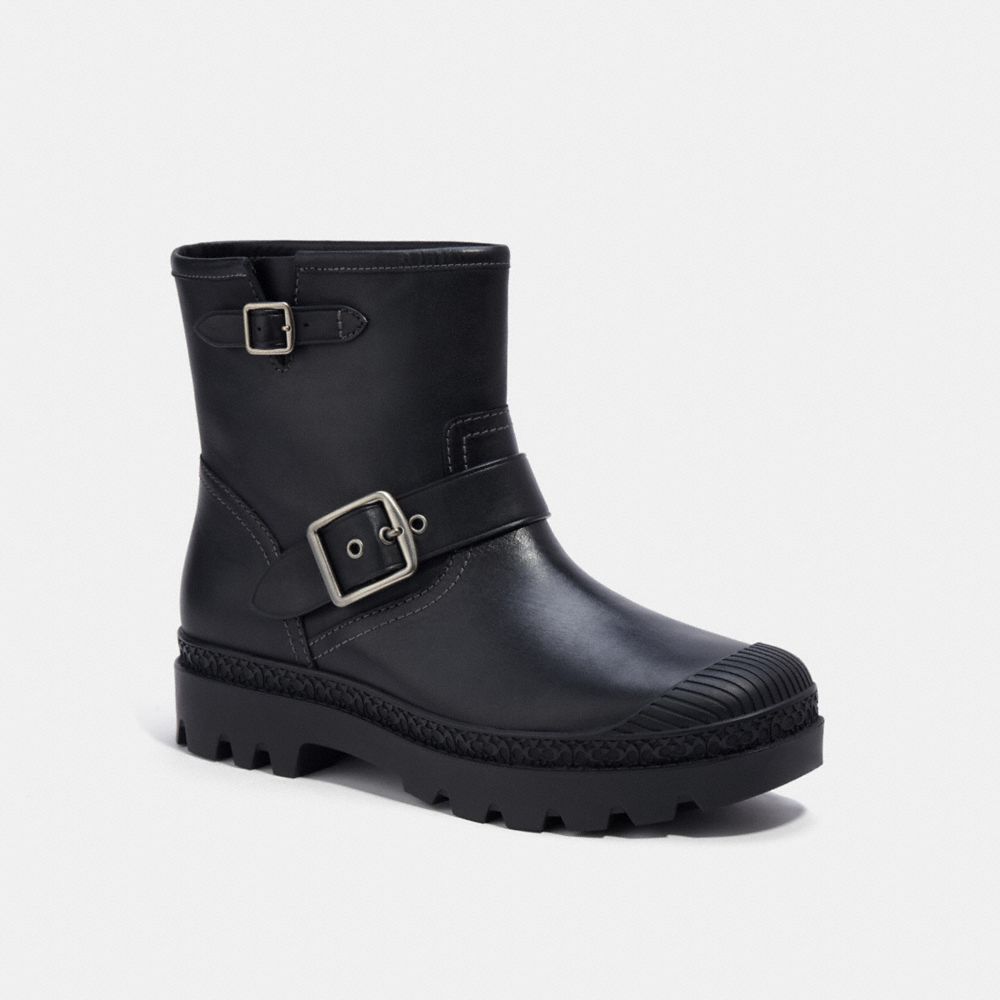 Coach snow hot sale boots black