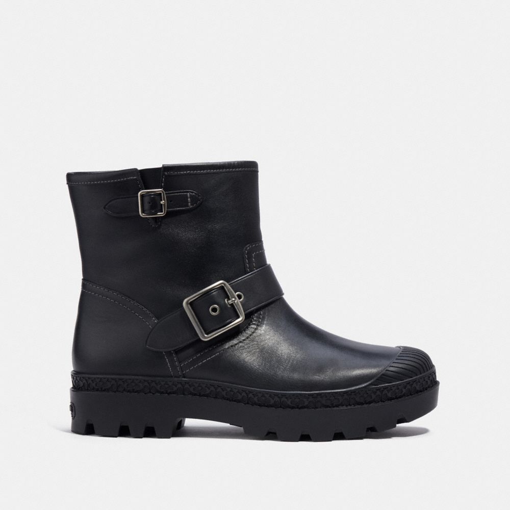 Coach snow boots black sale