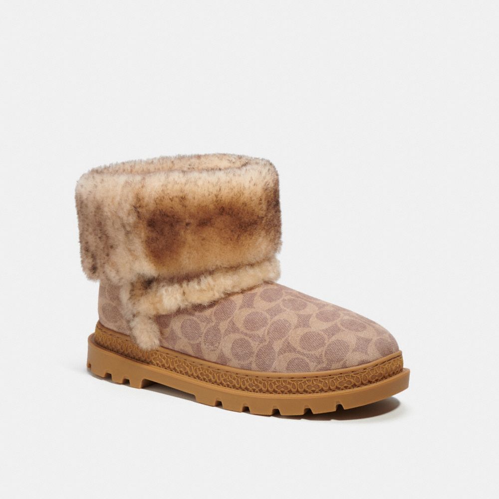 Coach 2025 shearling boot