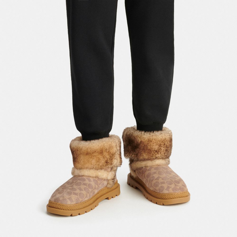 Coach shop shearling boot