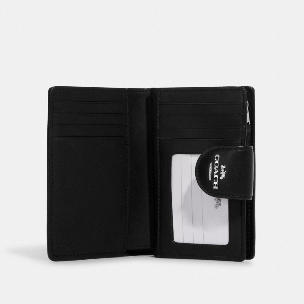 COACH® | Medium Corner Zip Wallet With Spotted Animal Print