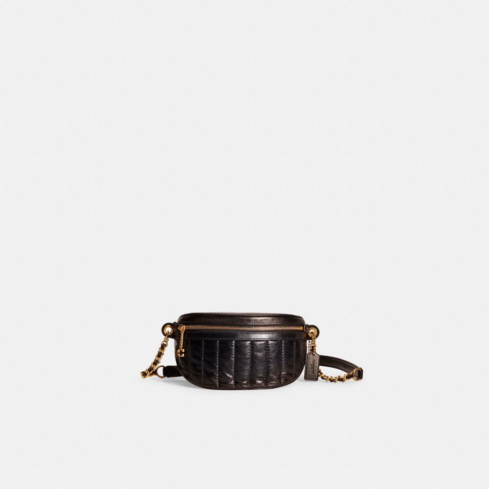 Celine Quilted C Charm Belt Bag