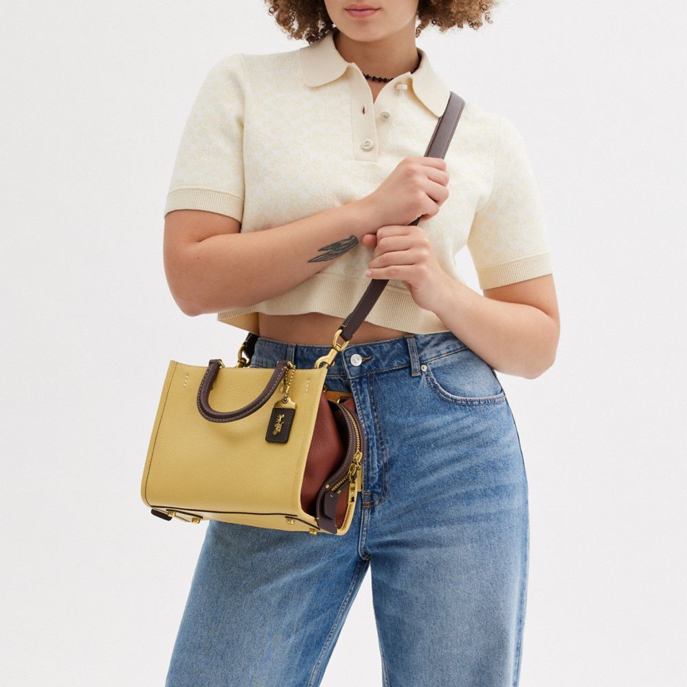 COACH®,Rogue Bag 25 In Regenerative Leather,,Scale View