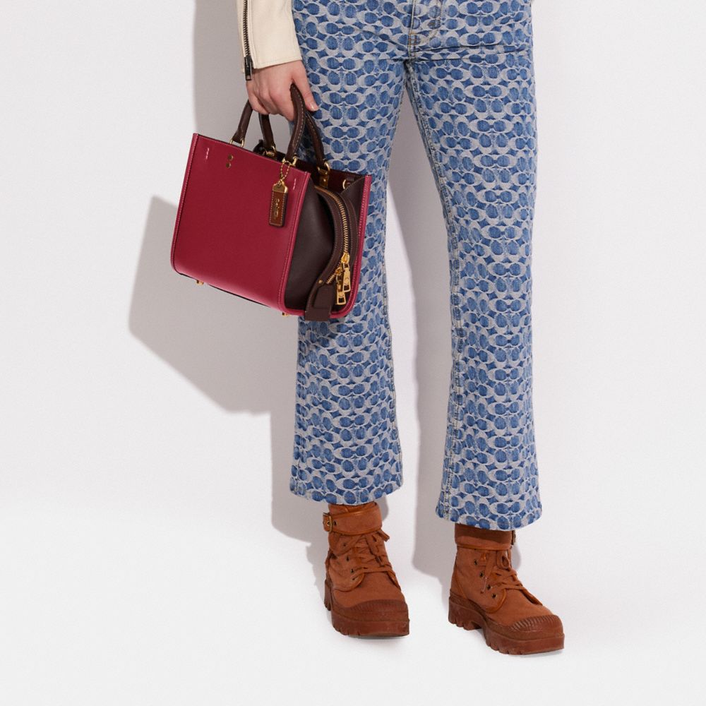 未使用級 現行✨コーチ ローグ25 3way カラーブロック リベット バッグ 公式】COACH – コーチ | ローグ 25・カラーブロック・リベット