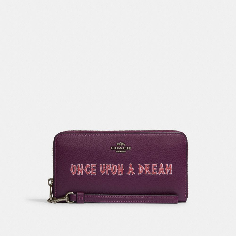 NWT CD971 COACH Disney X Long Zip Wallet Once Upon a Dream