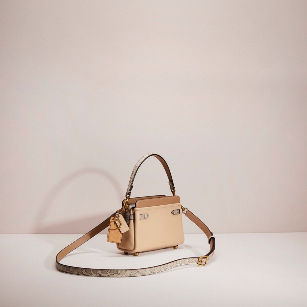 Upcrafted Tate 18 Crossbody With Snakeskin Detail