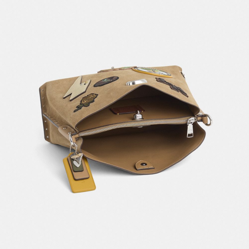 COACH®,Upcrafted Willow Shoulder Bag,,Inside View,Top View