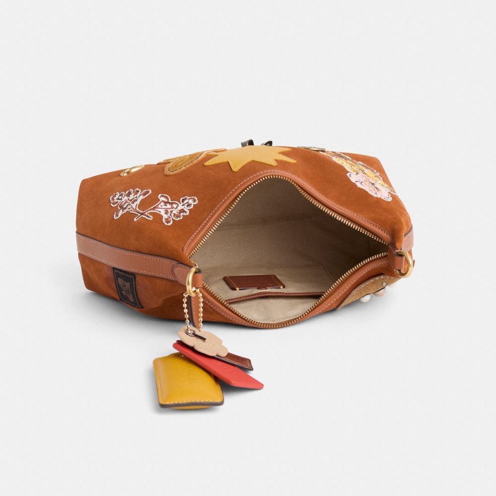 COACH®,Upcrafted Juliet Shoulder Bag,,Inside View,Top View