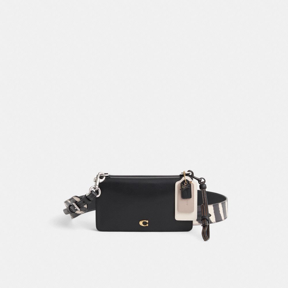Coach Upcrafted Double Up Crossbody Creation In Brass/black