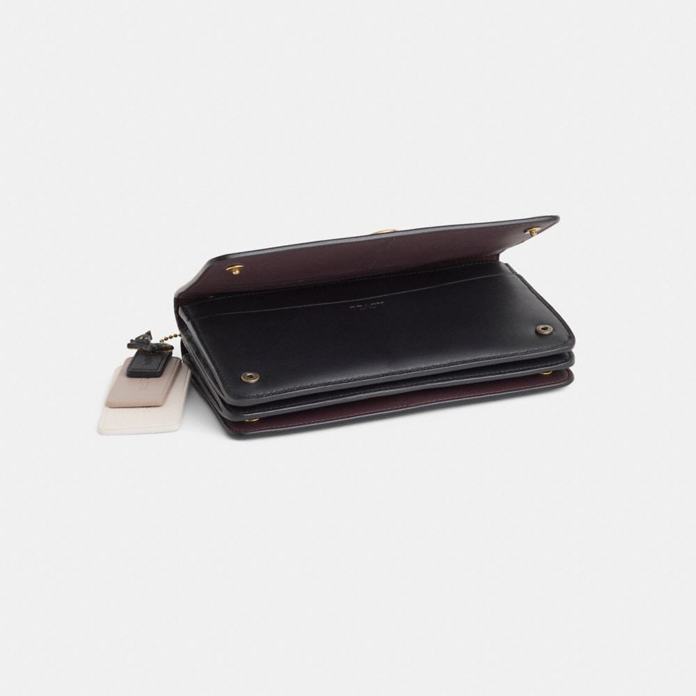 Coach Upcrafted Double Up Crossbody Creation In Brass/black
