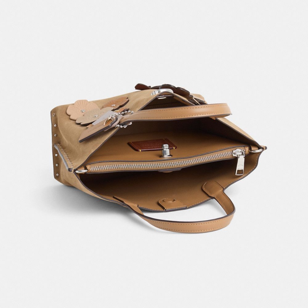 COACH®,Upcrafted Willow Tote 24,,Inside View,Top View