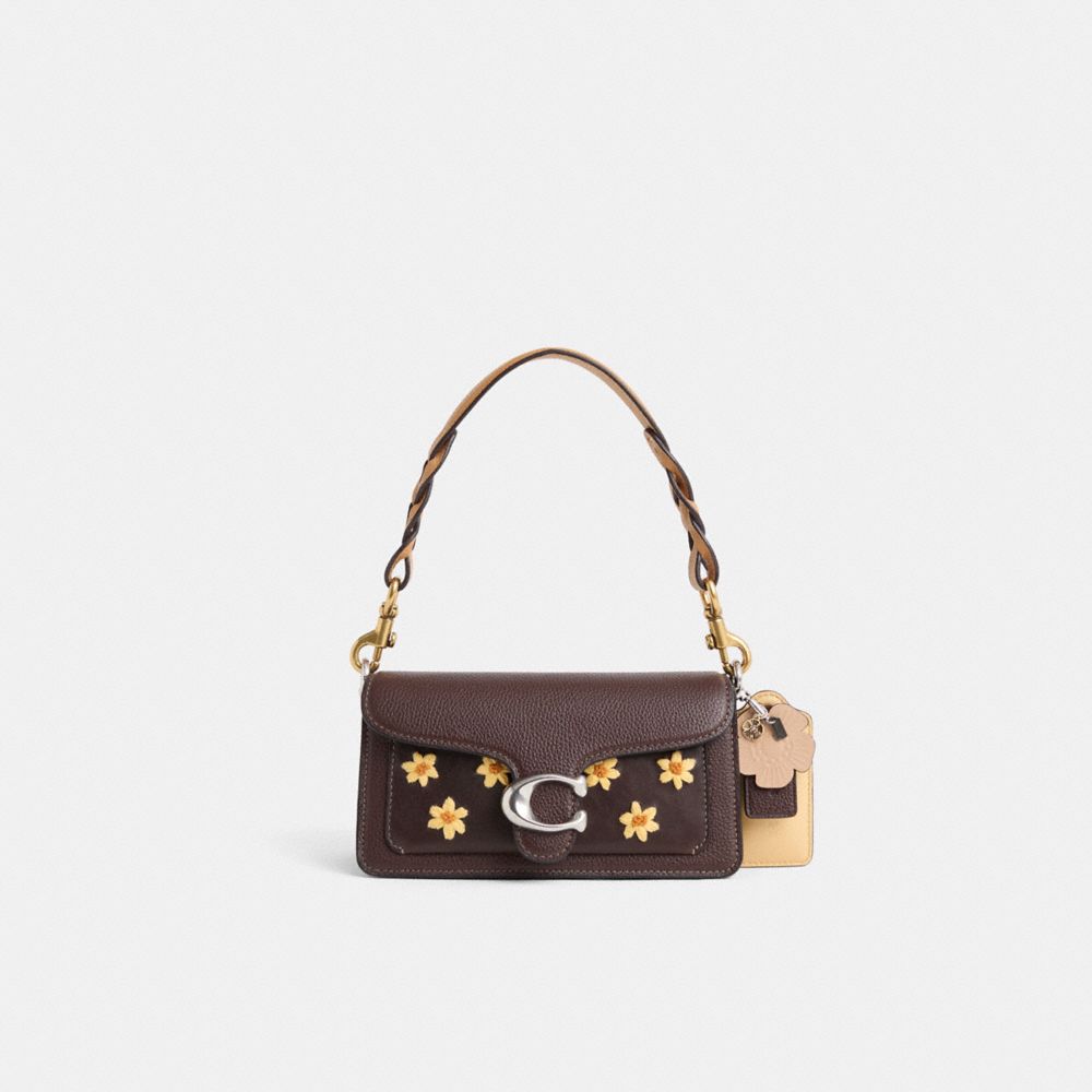 Coach Upcrafted Tabby Shoulder Bag 20 In Silver/maple