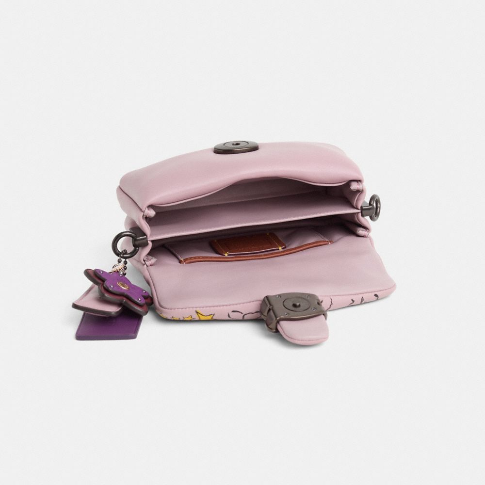 COACH®,Upcrafted Pillow Tabby Shoulder Bag 18,Purple,Inside View,Top View