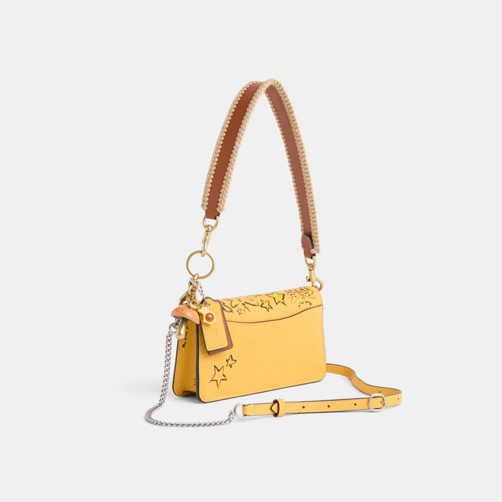 COACH®,Upcrafted Tabby Chain Clutch,,Angle View