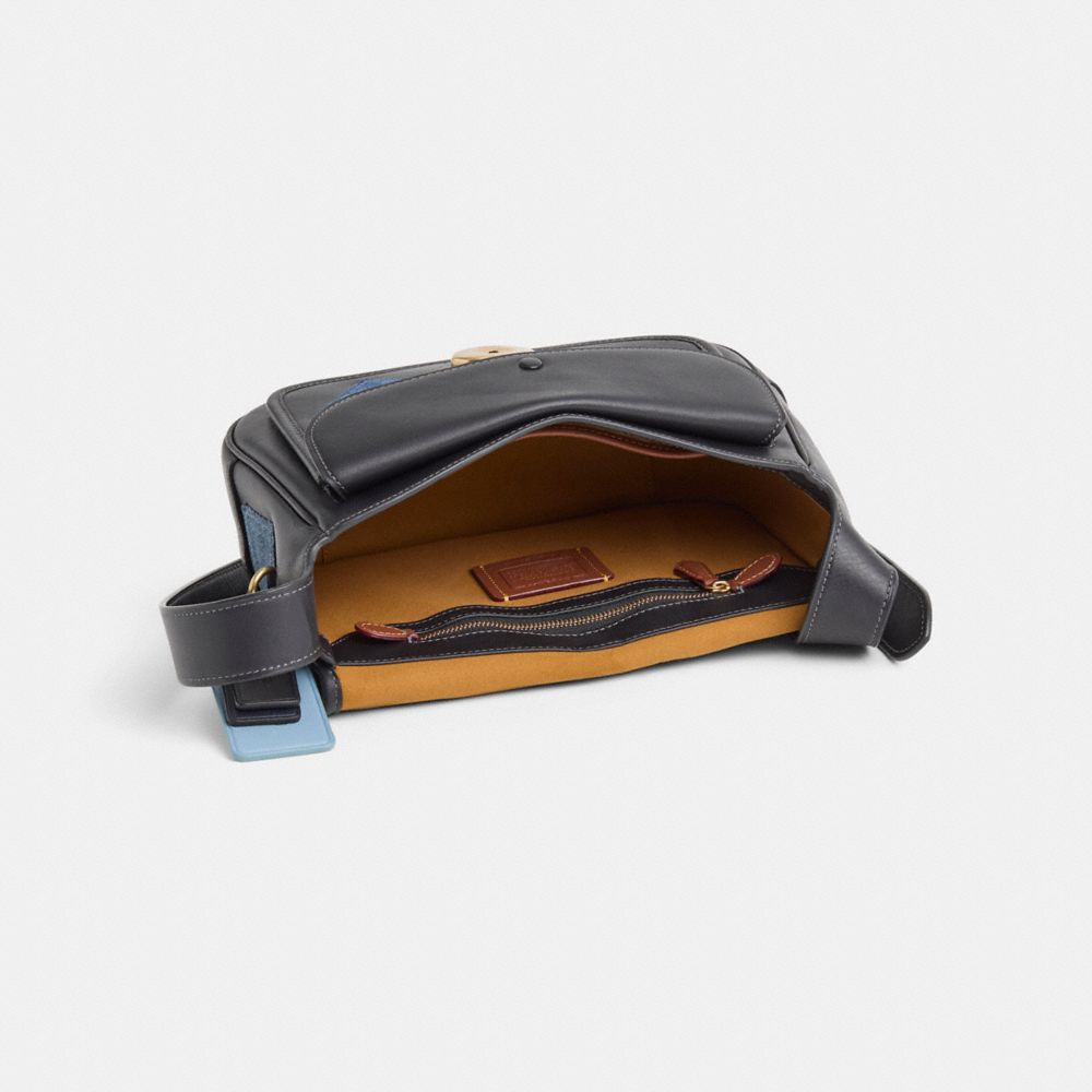 COACH®,Upcrafted Tabby Messenger,Black,Inside View,Top View