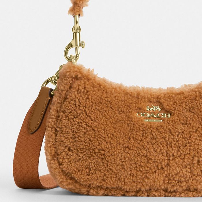 COACH® Outlet | Teri Mini Crossbody Bag In Shearling