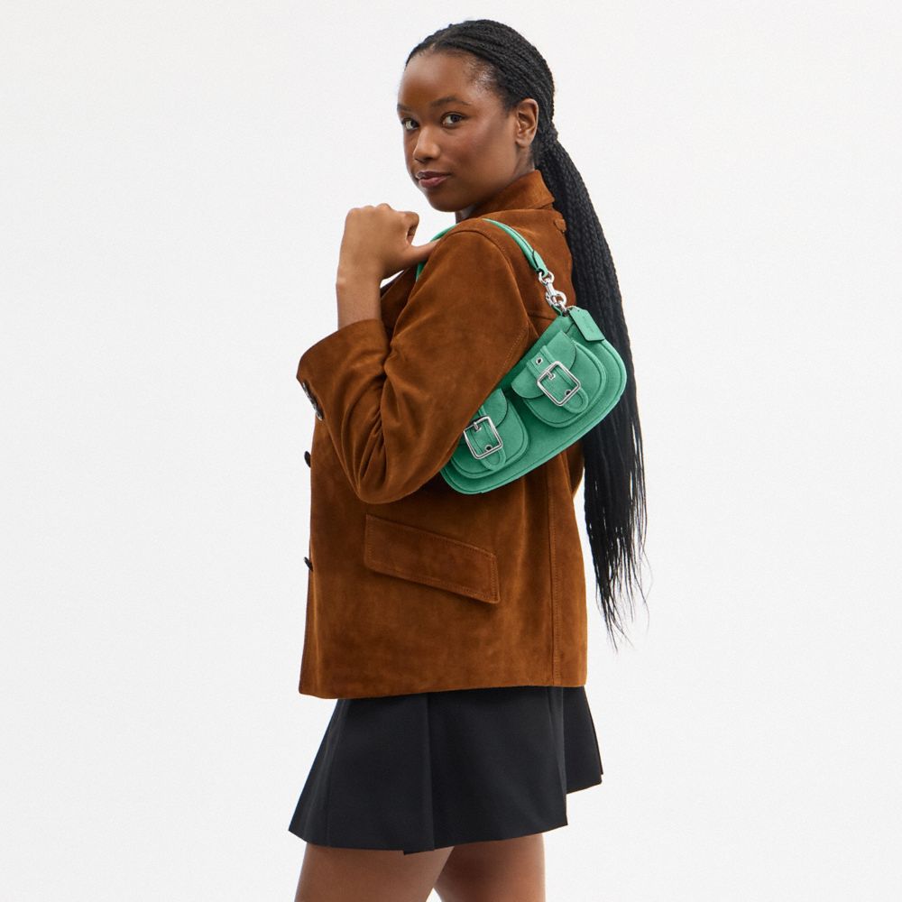 COACH®,Ashton Bag,Green,Detail View