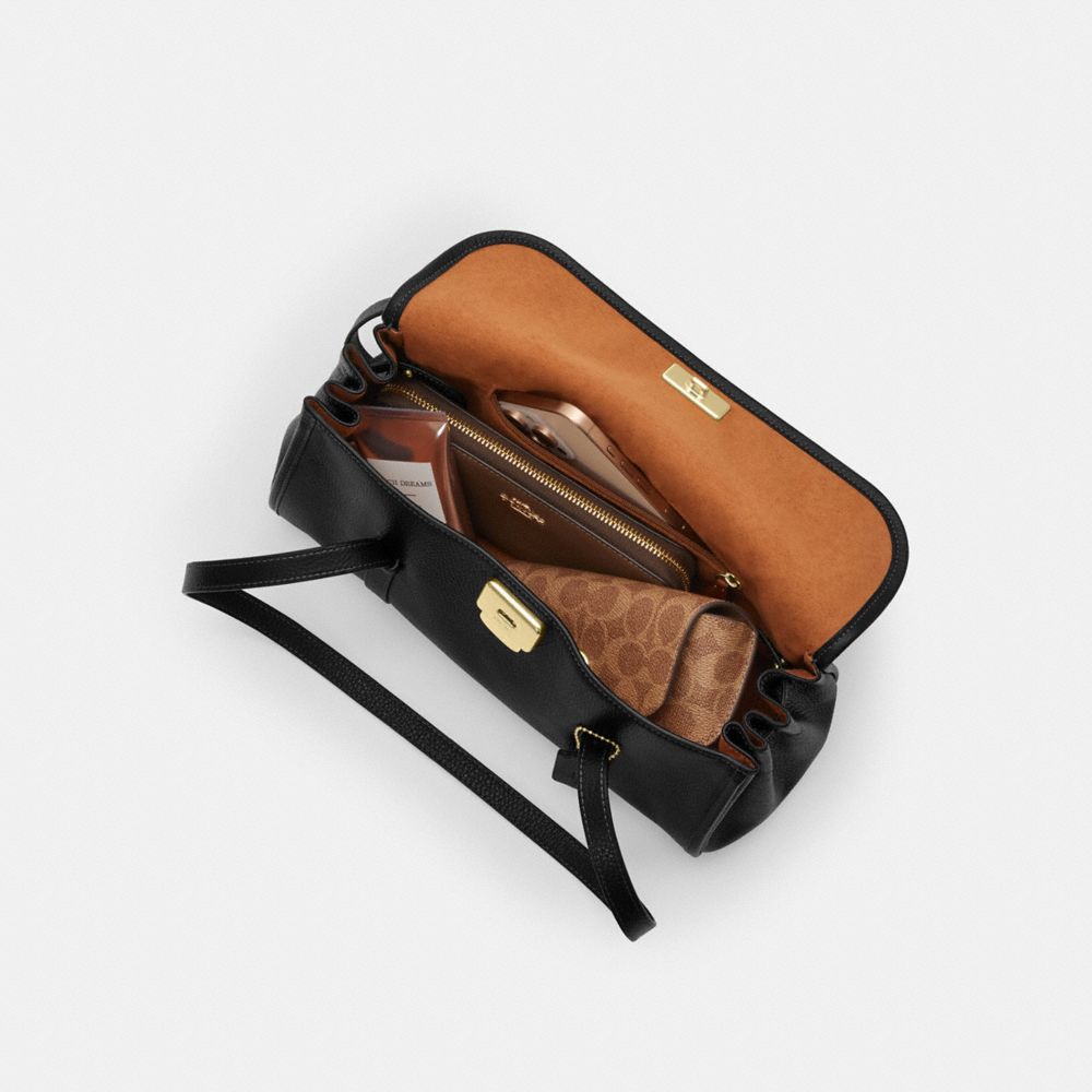 Oro/negro,Vista interior, vista superior