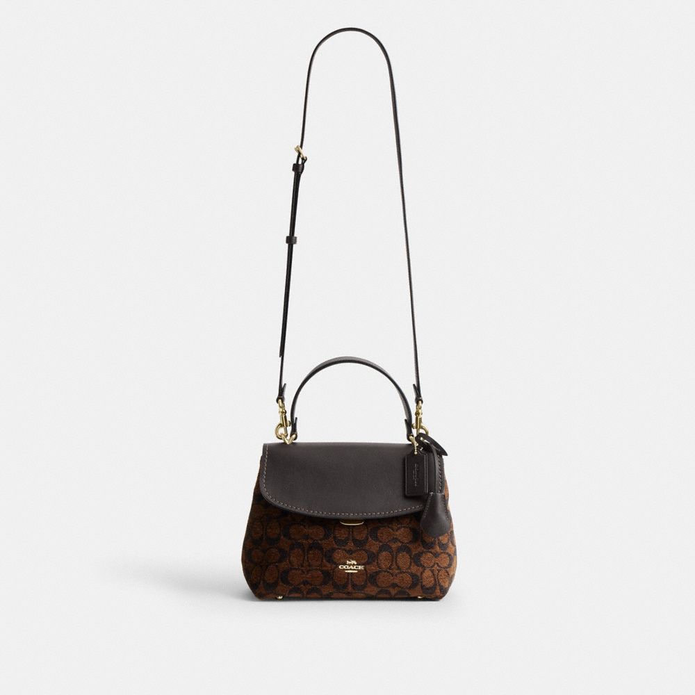Emory Top Handle Bag Signature Chenille