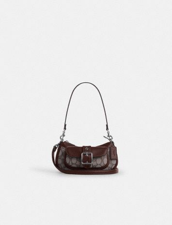 Ashton Mini Shoulder Bag In Signature Jacquard