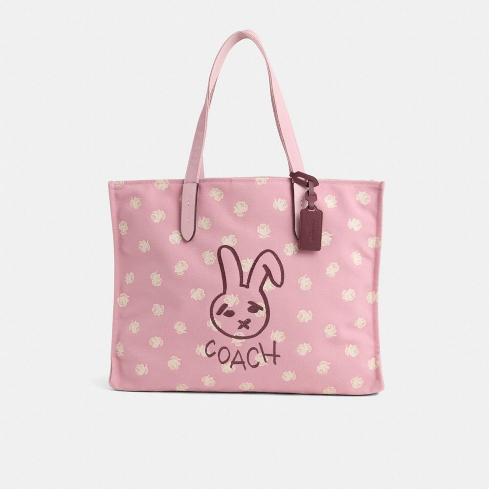 COACH® | Restored Tote 42 With Rabbit Graphic