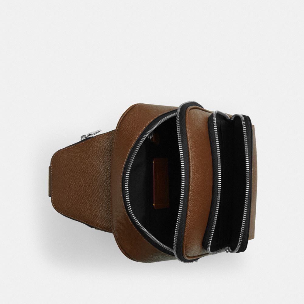 COACH®,Argent/Châtaigne,Inside View,Top View