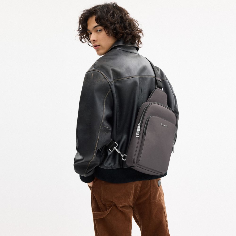 COACH®,Argent/Graphite,Detail View