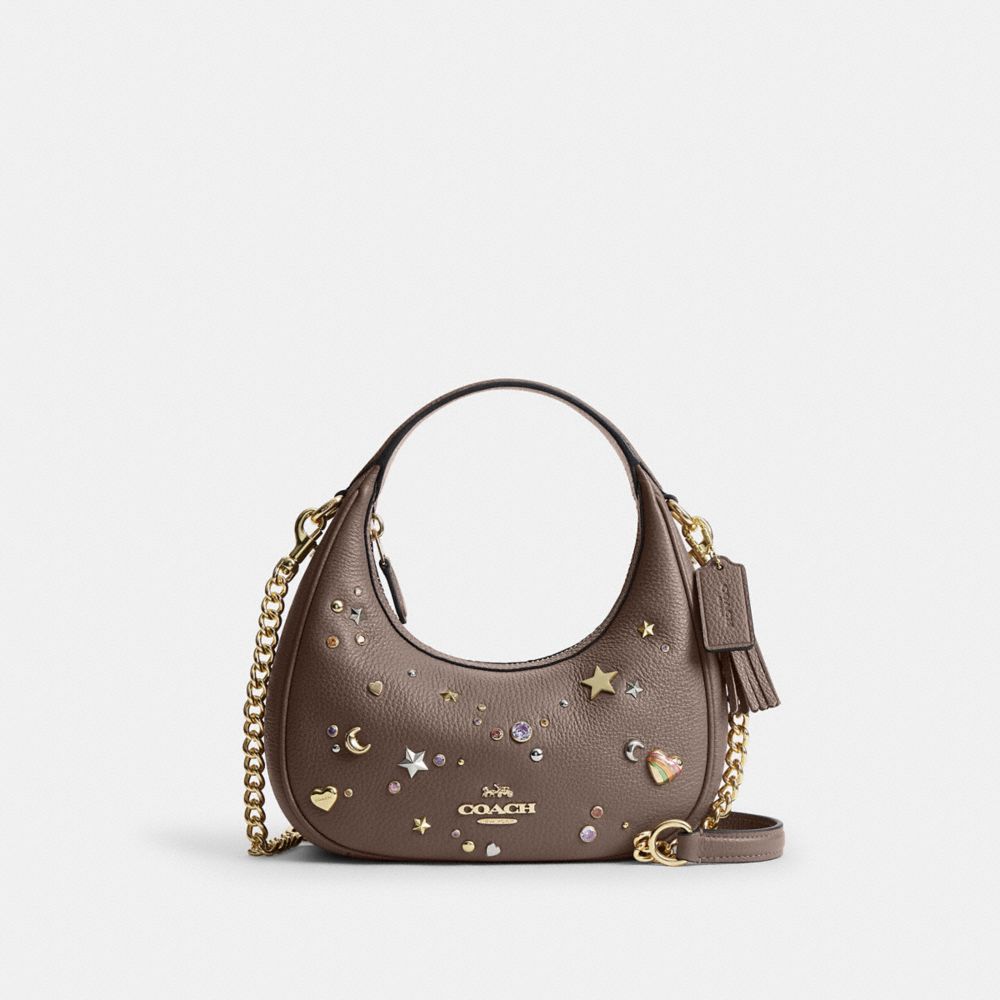 COACH&reg;,Carmen Mini Crossbody Bag With Rivets,,Front View