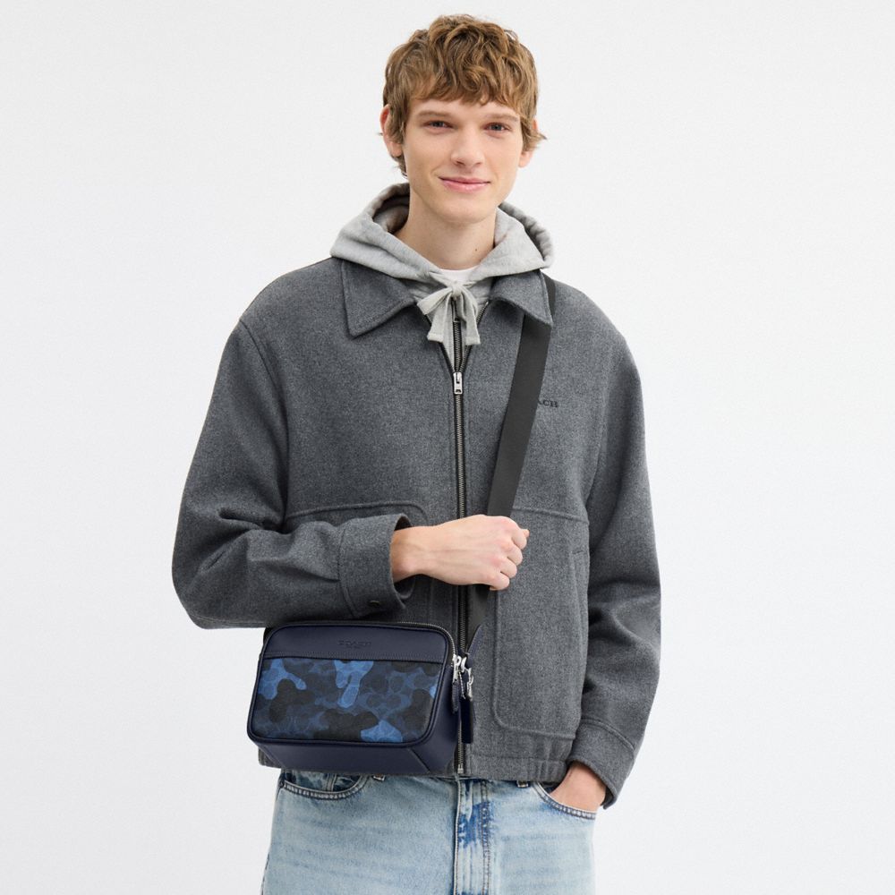 COACH®,Argent/Bleu Multi,Detail View