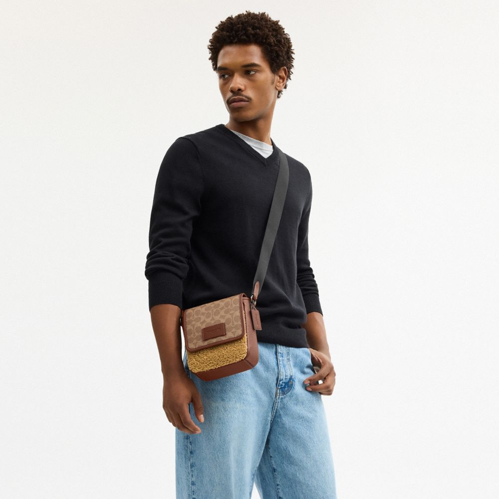 COACH®,Lucas Crossbody Bag In Signature Canvas,,Detail View