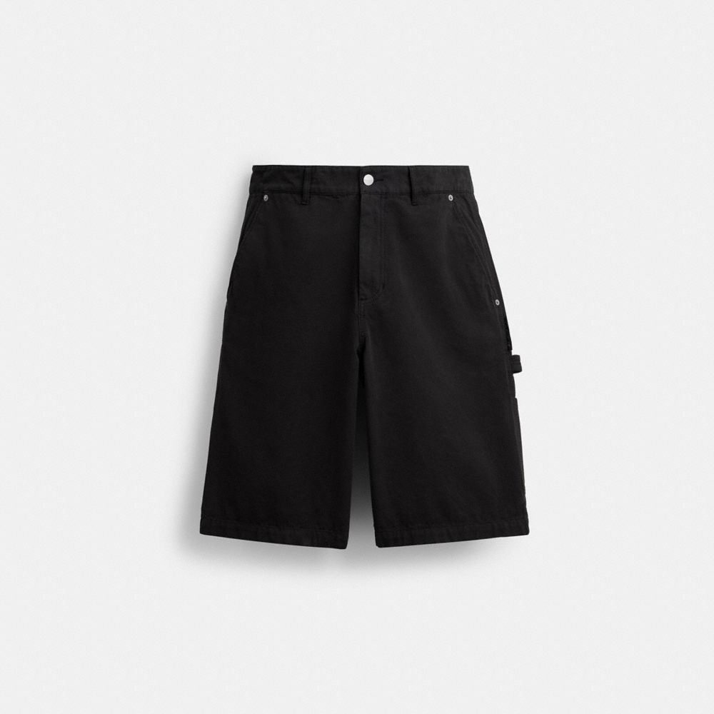 COACH®,Canvas Shorts,,Front View
