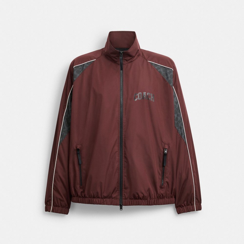 COACH®,Track Jacket,,Front View