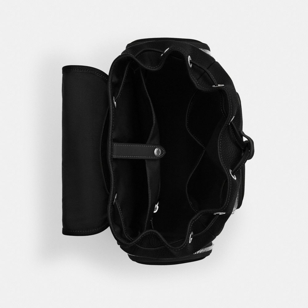 COACH®,フィン バックパック,バックパック&リュック ,ｼﾙﾊﾞｰ/ﾌﾞﾗｯｸ