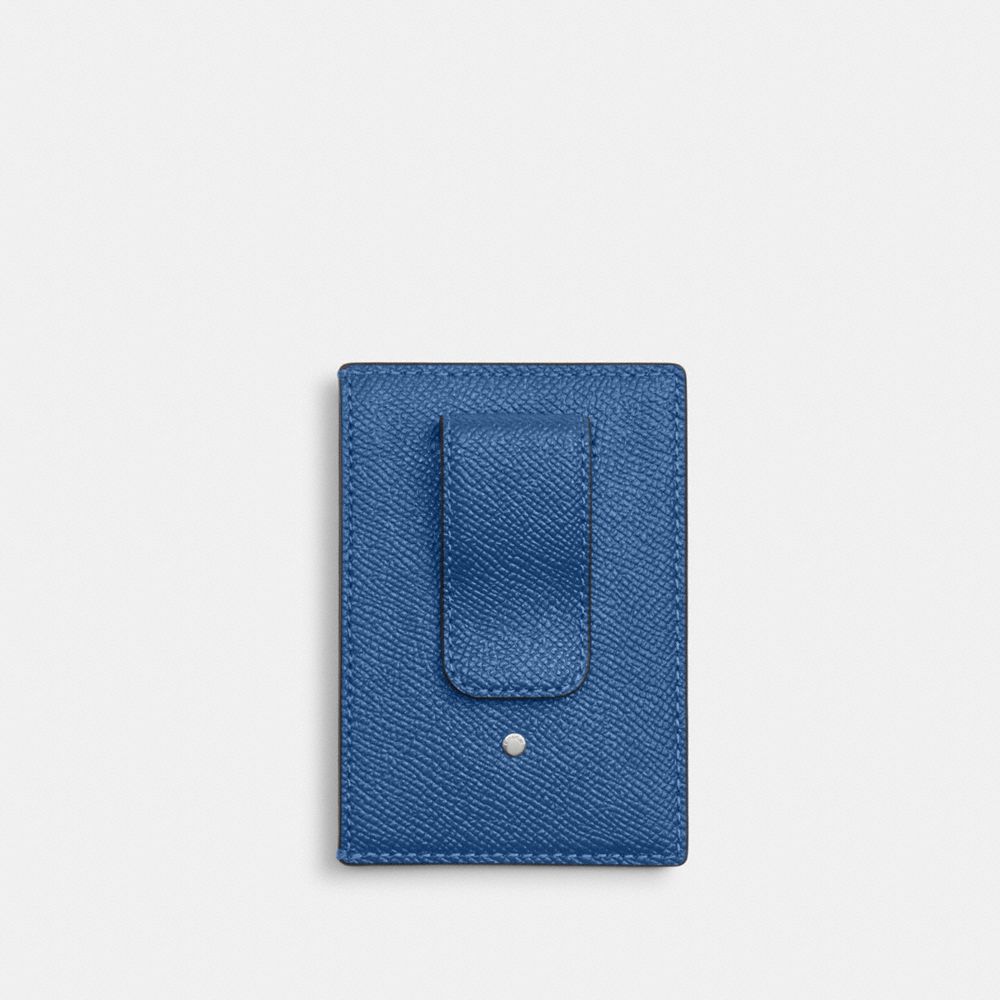 COACH®,Argent/Vrai Bleu,Back View