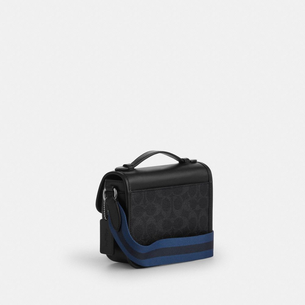 COACH®,Argenté/Noir Multi,Angle View