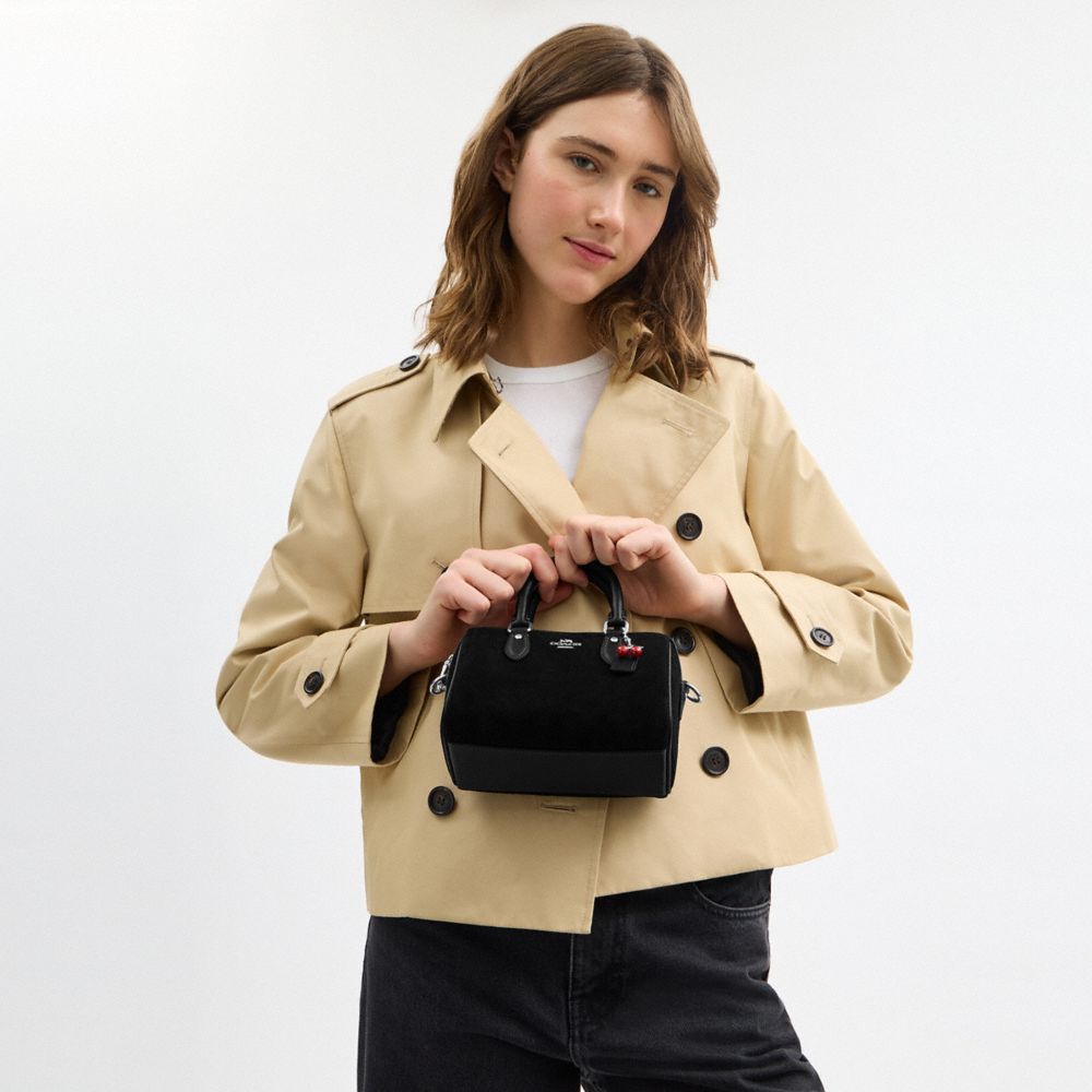 COACH®,Mini Rowan Crossbody Bag With Cherry Charm,,Detail View