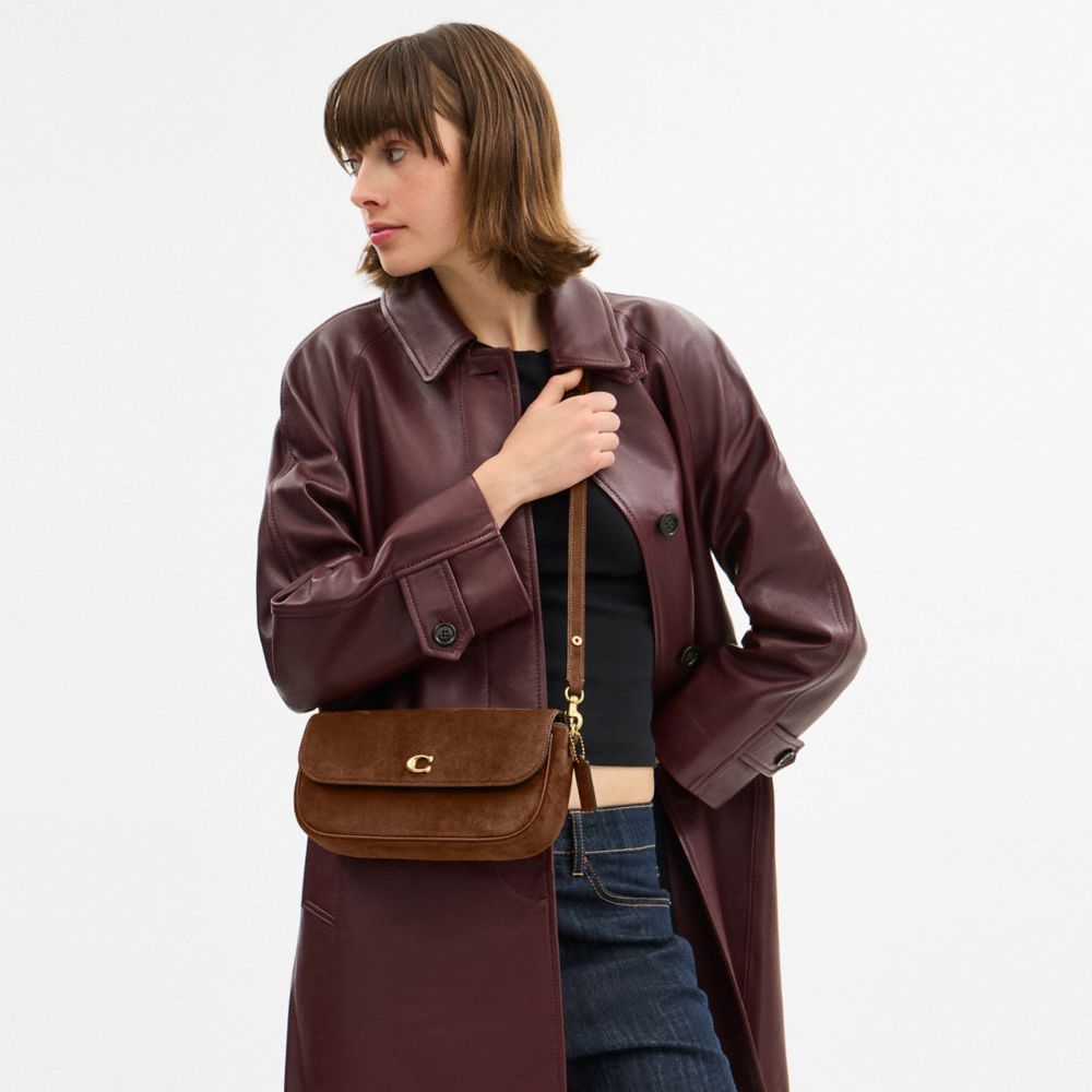 Coach Brook Flap Chain Bag