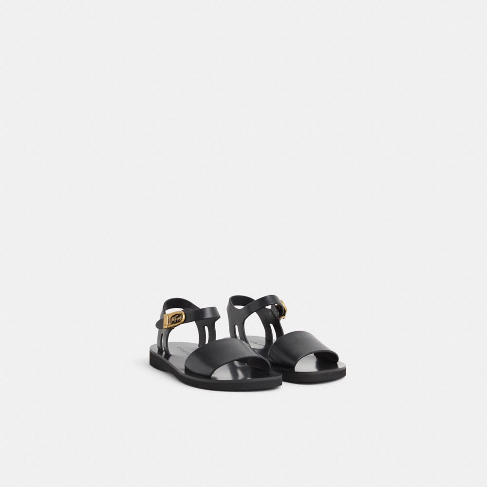 COACH RESTORED ANKLE STRAP SANDAL 