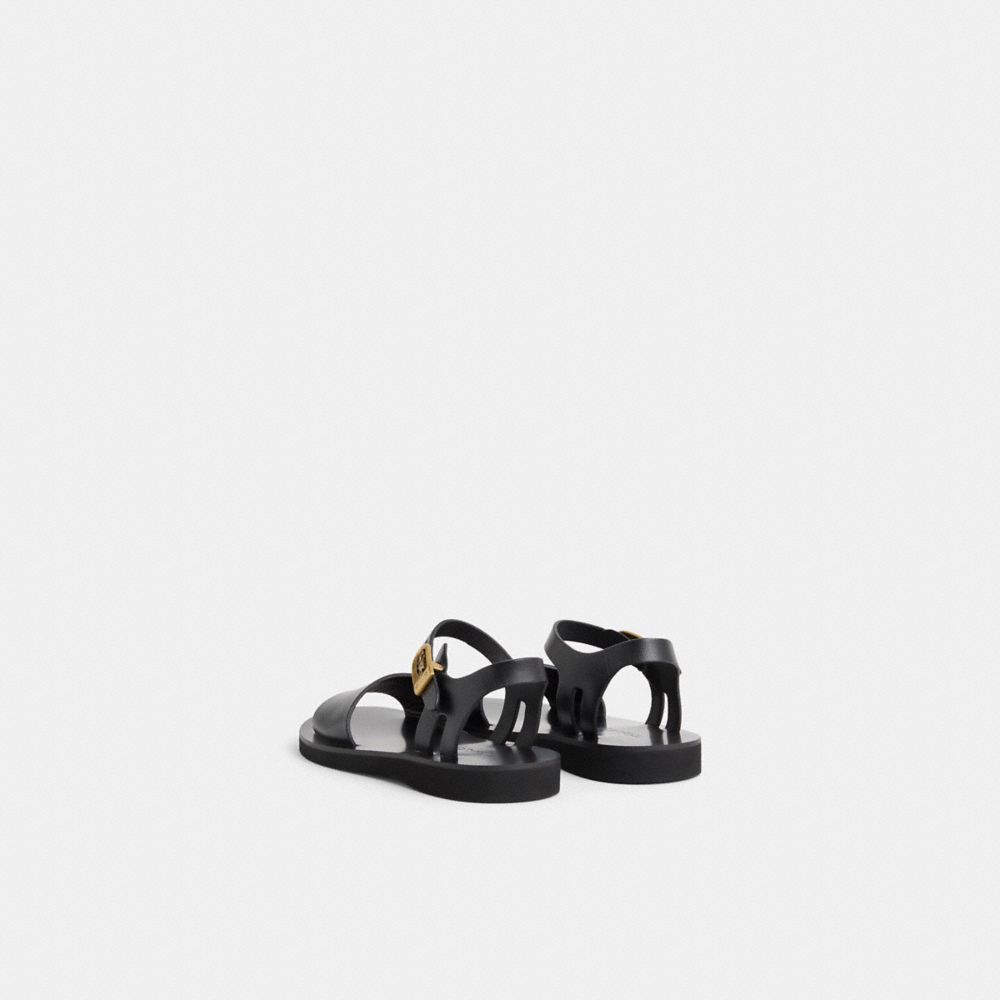 COACH RESTORED ANKLE STRAP SANDAL 