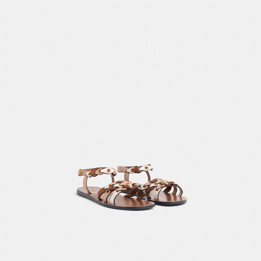COACH RESTORED SANDAL WITH COACH LINK 