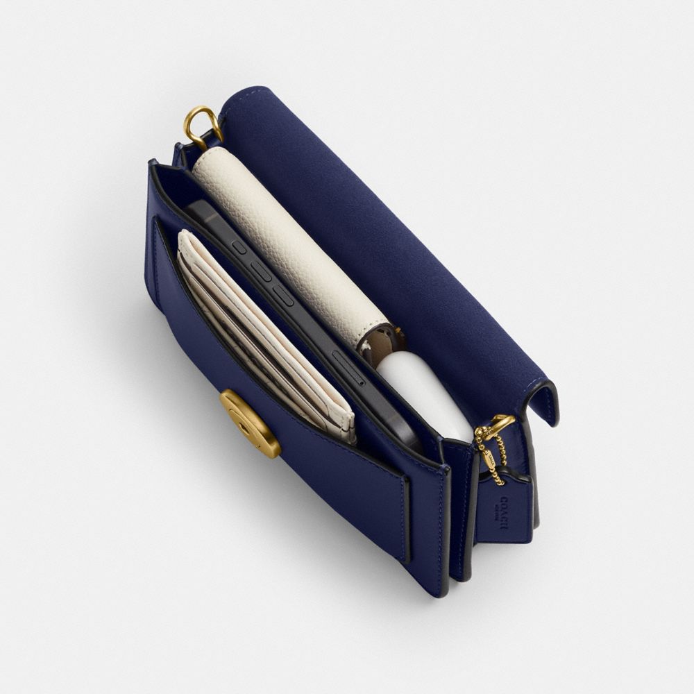 COACH®,Tabby Chain Crossbody Bag 19,,Inside View,Top View