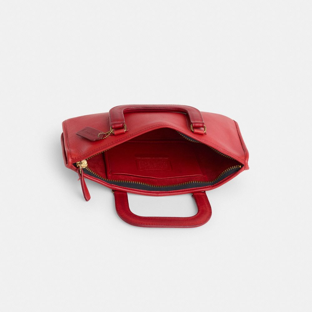 COACH®,Vintage Slim Handle Clutch,,Inside View,Top View
