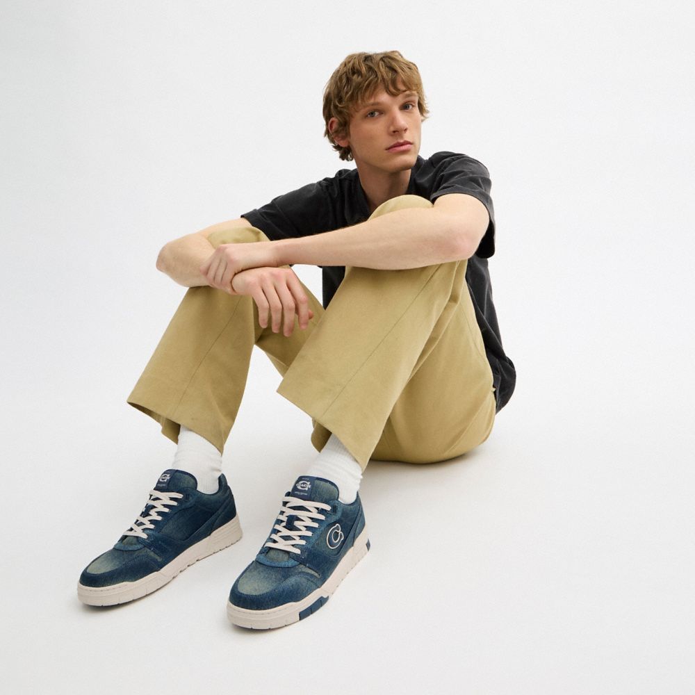 COACH®,Denim,Detail View